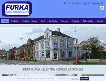 Tablet Screenshot of furka.cz